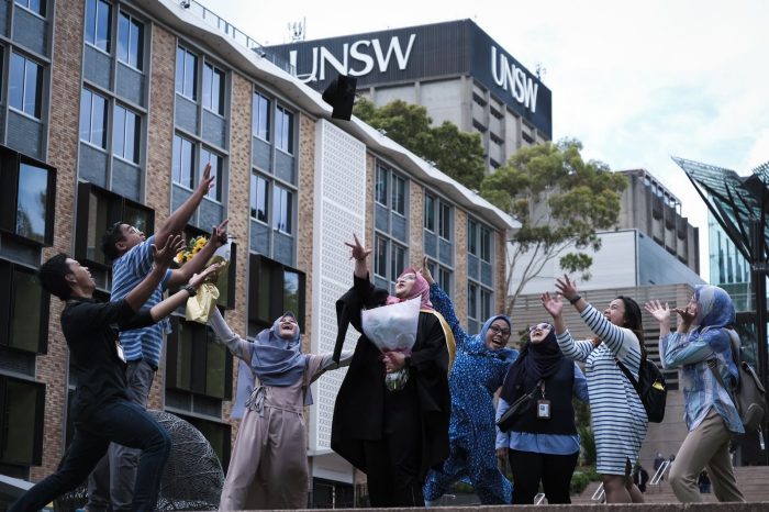 Dewi at her UNSW graduation ceremony