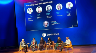 Summit roundtable talking on stage