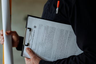Form on a clipboard