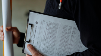 Form on a clipboard