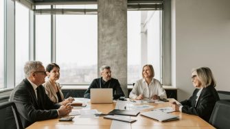 Boardroom meeting