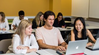 Postgraduate students studying to be a Juris Doctor