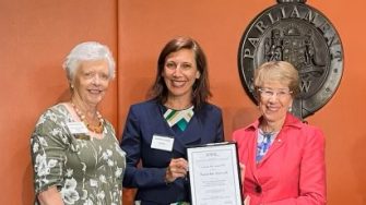 Kaldor Centre scholar Natasha Yacoub was honoured by the National Council of Women [NCW] NSW and its patron, the Governor of New South Wales, Her Excellency the Honourable Margaret Beazley AC KC, at the ‘Celebrating Being An Australian 2024’ awards on 22 January.