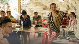 Protection training with The Border Consortium staff and camp committee members (Sharni Boyall/Act for Peace)