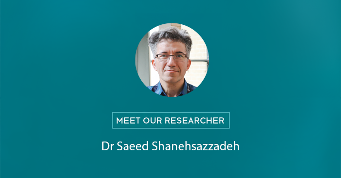 Saeed Rangsaz Dr Saeed Shanehsazzadeh | Meet Our Researcher Series