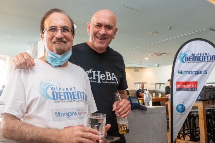On 25 March the 11th Wipeout Dementia® surf contest ran Sydney’s iconic Bondi Beach. 64 senior executives across the property surfed it off, while raising money for critical dementia research at CHeBA and awareness about the modifiable risk factors of Alzheimer’s disease and other dementias.