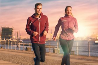 Stock photo of people jogging