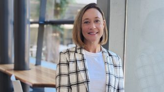 Dr Katya Harris, of UNSW Sydney’s Centre for Healthy Brain Ageing (CHeBA), looking into the camera.