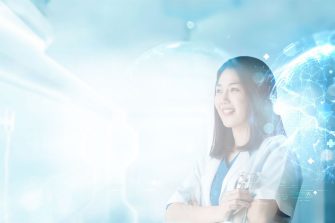 Photo of person representing medical technology and innovation 