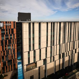 aeria view of the IASB building