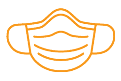 Face mask logo