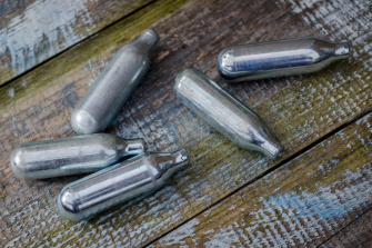 Nitrous oxide cream canisters