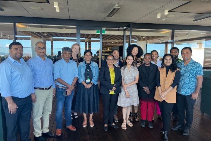 D4H Asia-Pacific Countries Regional Workshop 2025 at School of Population Health, UNSW | From left:Yagnik Vaza, Md Hafiz Chowdhury, Saman Gamage, Emily Waller, Rohina Joshi, Emily Lasibori, Viola Kwa, Sharvari Mhapankar, April McCoy, Leeshia Crayton, Seraphina Elish, McNera Sampa, Komal Nagendraprasad, Rodley Ruskin