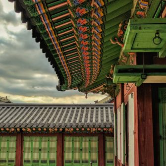 eaves of a Korean home