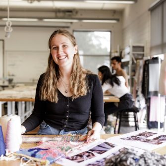 ADA Students create textile works at the Paddington campus