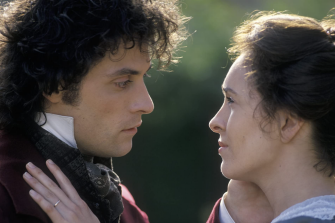 Rufus Sewell as Will Ladislaw and Juliet Aubrey as Dorothea Brooke in the BBC adaptation of Middlemarch (1994) IMDB