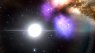 Still from a simulation of pulsations in the delta Scuti variable star called HD 31901, based on brightness measurements by NASA's Transiting Exoplanet Survey Satellite (TESS).