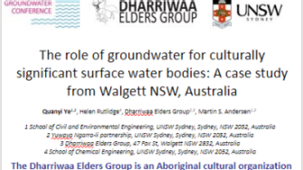 a case study from Waglett NSW, Australia