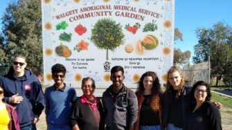 a group photo of UNSW and the Walgett group memeber