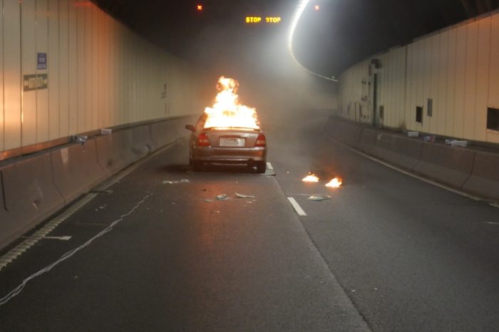 Ginigai vehicle fire image