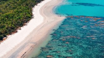 tropical island seashore