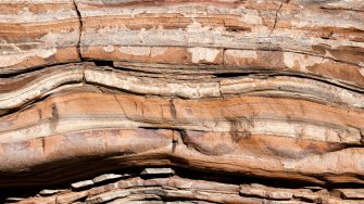 Rock strata, taken in Karijini National Park, Western Australia