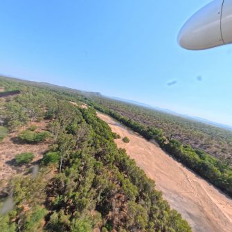 Bowen River near Mt Johnnycake, aerial waterbird survey 2025