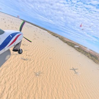 Tandure Lake, aerial waterbird survey, 2025