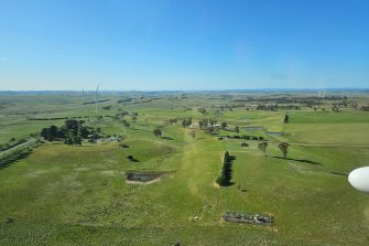 Rural, farms and wind turbines