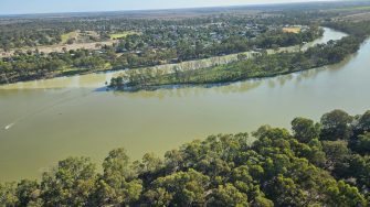 River Murray aerial landscape