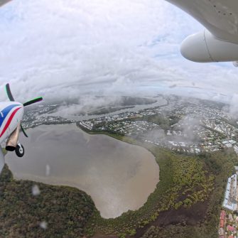 Noosa River lagoon, aerial waterbird survey 2025