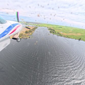 Pijar Dam, aerial waterbird survey, 2025