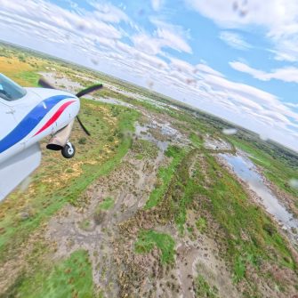 Gingham Watercourse, Gwydir River, aerial waterbird survey, 2025