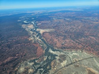 Warrego River, aerial waterbird survey, 2025