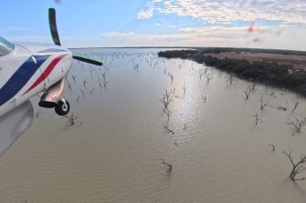Bijijie Lake, aerial waterbird survey, 2025