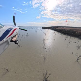 Bijijie Lake, aerial waterbird survey, 2025
