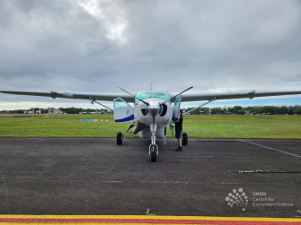 Front of light plane