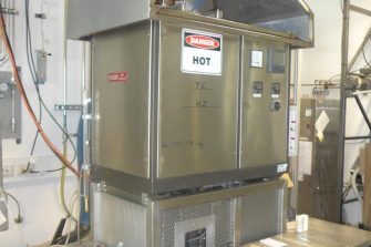 Boron nitride crucible holder design