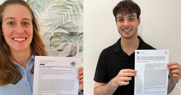 Students Published Work Work Integrated Learning leads to undergraduate publication success