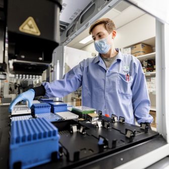 Students learning in the Science facilities at the UNSW Kensington campus