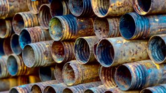 Corrosion on pipes