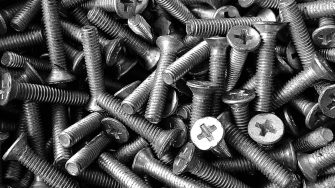 Silver screws