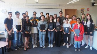 Mathematics and Statistics students prize giving 2024