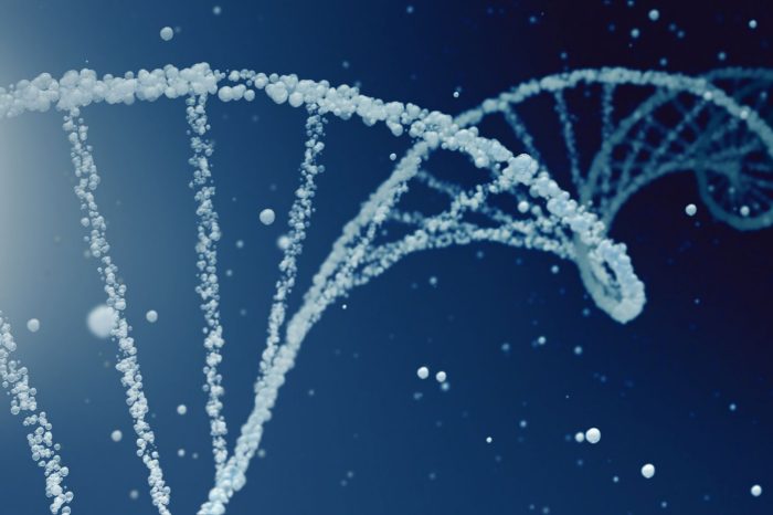 Water bubble DNA with mRNA background