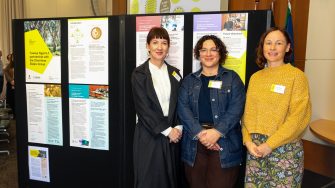 Andrea Hadaway, Ruth McCausland and Peta MacGillivray at SIF Launch