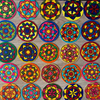 Paint Mindful Mandala Coasters with Inspire & Aspire Creations