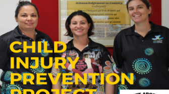 Goonimoo staff in 2021 - Tara Smith, Amy Townsend and Cloe Dowell during activity time at playgroup