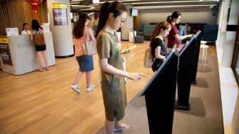 Photograph of the interior of thenucleus student hubl building located on the UNSW Kensington campus