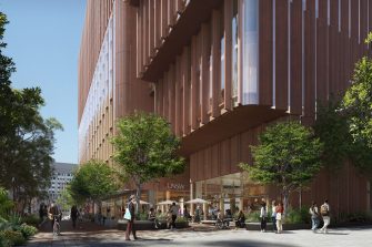Artist's impression of Library Walk and G25