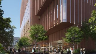 Artist's impression of Library Walk and G25